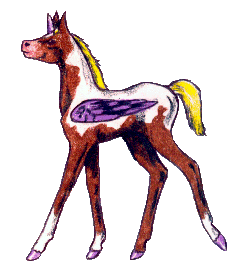As a foal.